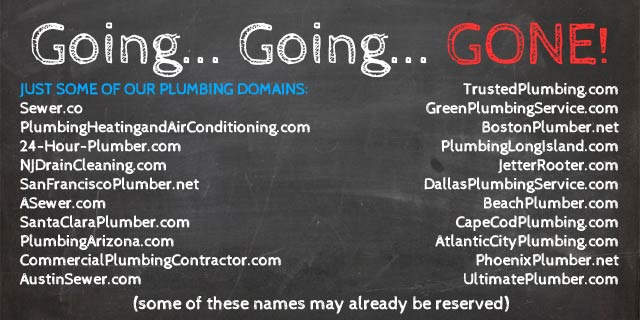 List of Best Plumbing Domains